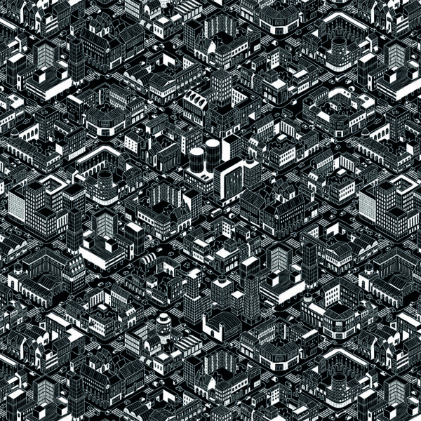 Cubic City – Black – Level