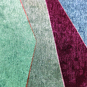 Printed pattern on La Panne fabric sample