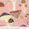 Magic Mushrooms - Whimsy Pink - Image 2