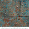 Riveting Pattern - Teal Rust - Image 2