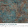 Riveting Pattern - Teal Rust - Image 3